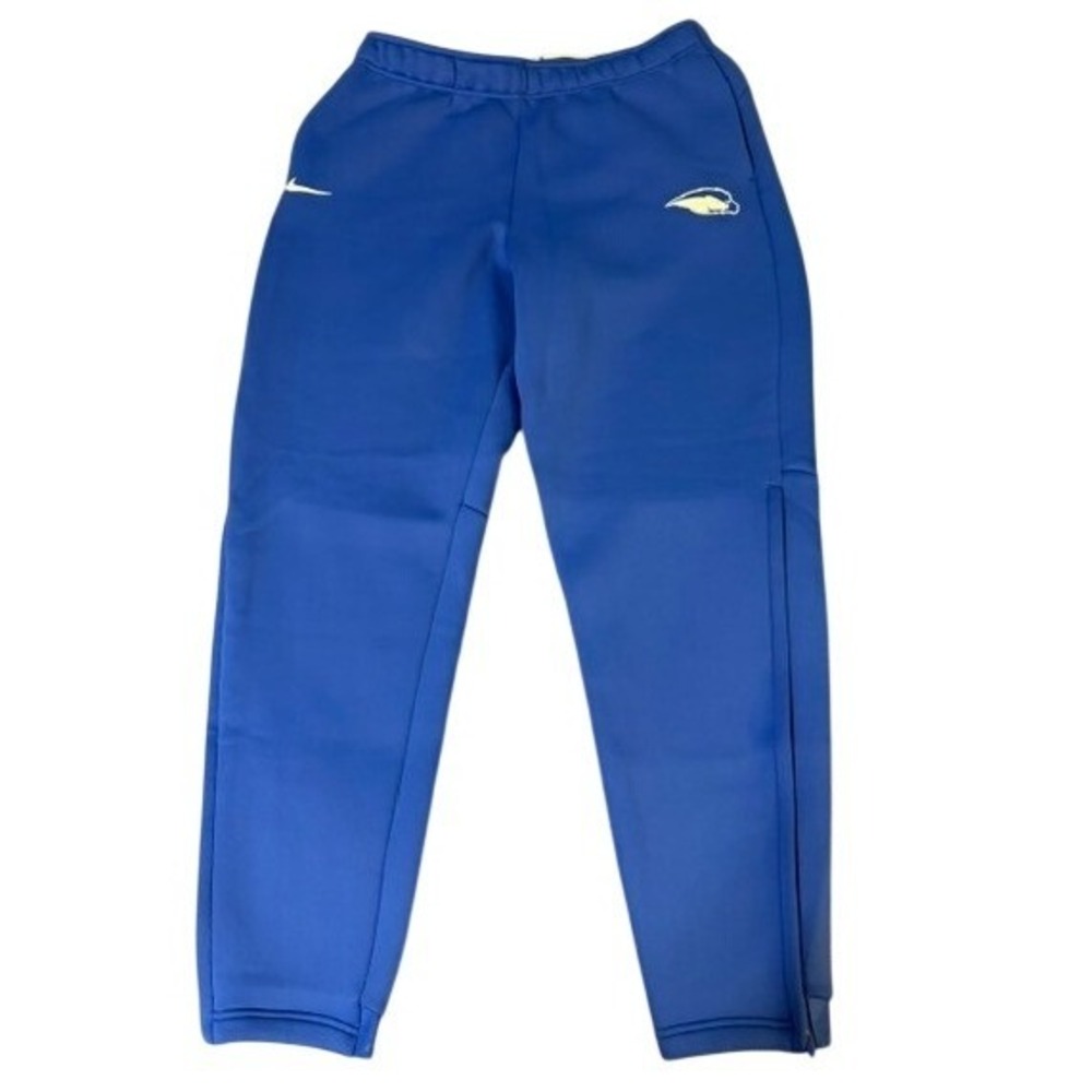 Nike Dri-FIT Sweatpants Mens Size Large Blue Tapered Side Zip Athletic Joggers